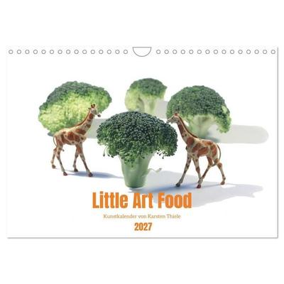 Little Art Food Kunstkalender (Wandkalender 2027 DIN A4 quer), CALVENDO Monatskalender
