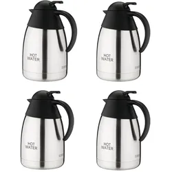 Gastronoble Thermoskanne Olympia 1,5L HOT WATER | Edelstahl und Polypropylen | 4 Kannen