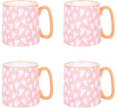 10 Strawberry Street Bella Halloween Mugs, Set of 4