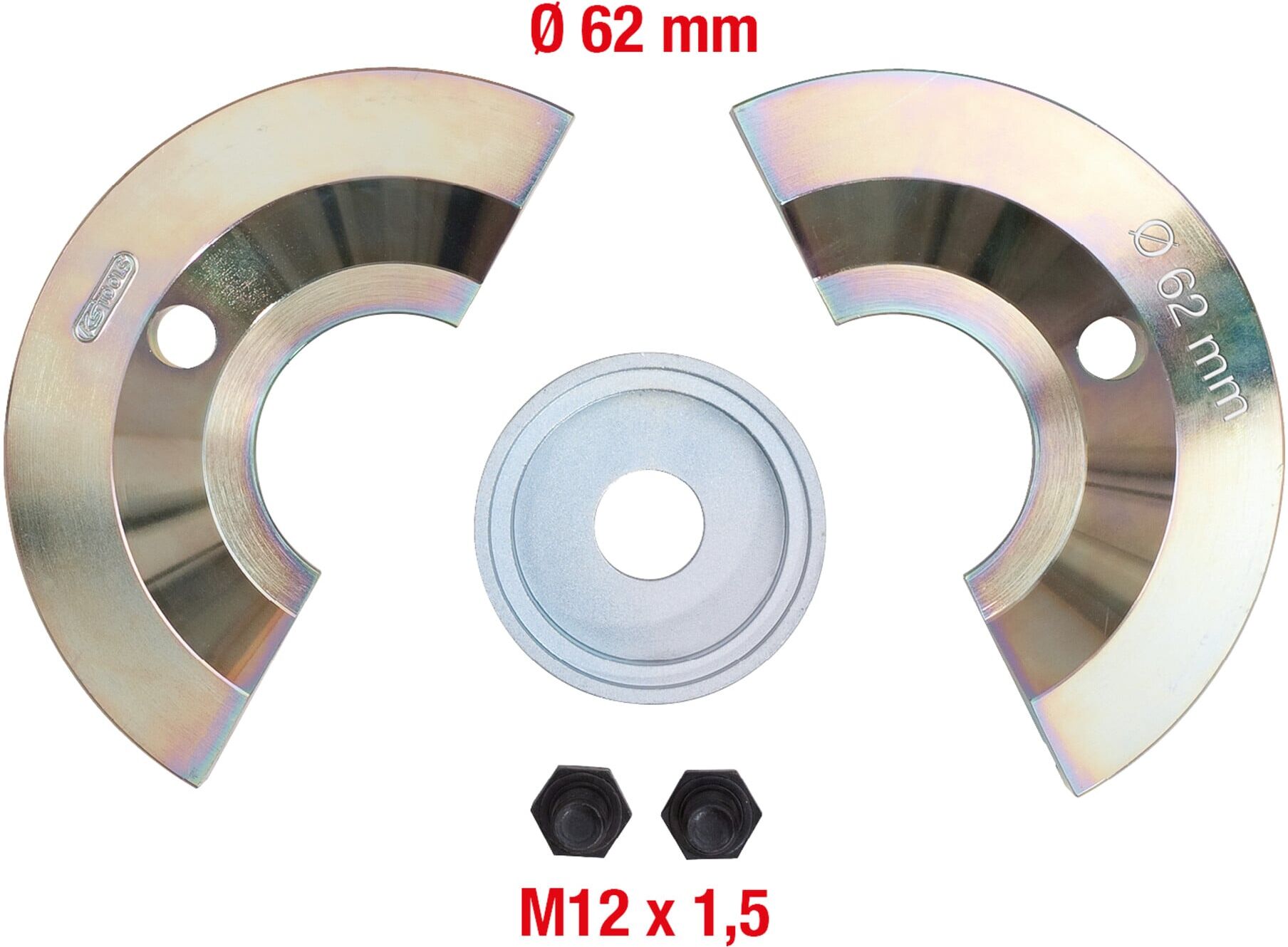 KS Tools Halbschalen-Ergänzungs-Satz 5-teilig für Ø 62 mm (150.2141)