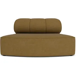 Eave Seamline Convex Bouclé Mittelelement Modulsofa braun