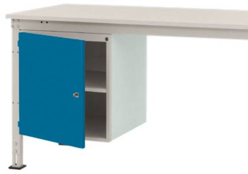 Manuflex ZB4965.0002 Gehäuse-Unterbau UNIVERSAL Stationär, Nutzhöhe 500mm mit 1 Tür links angeschlagen. Für Tischtiefe 1000mm