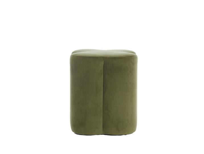 Pouf textile olive 38x38x45cm