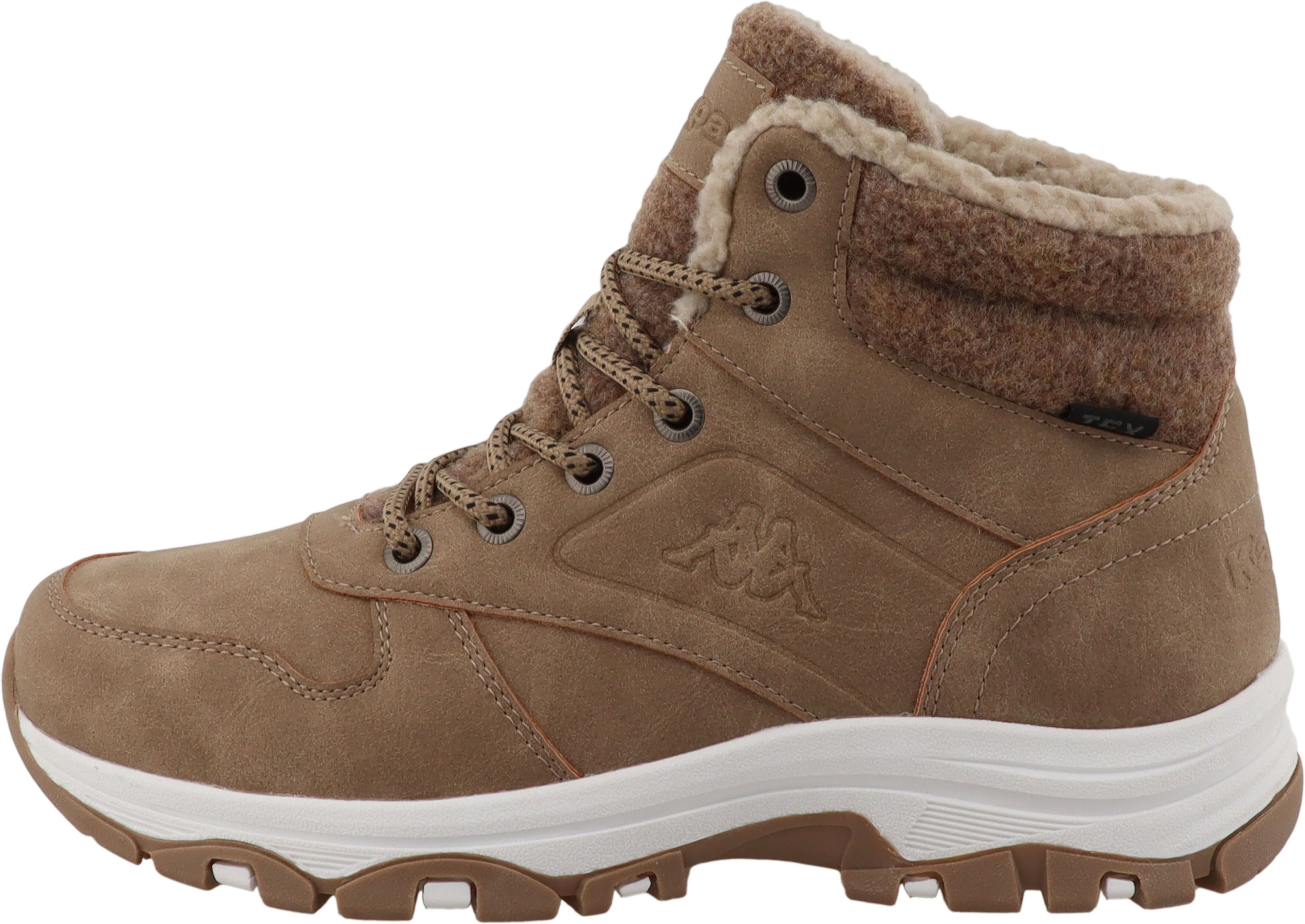 Winterboots KAPPA "AILEEN", Damen, Gr. 39, Synthetik, braun (mud), Schuhe Winterboots, Winterschuhe, Winterstiefel, Snowboots, wasserdicht mud 39, Synthetik