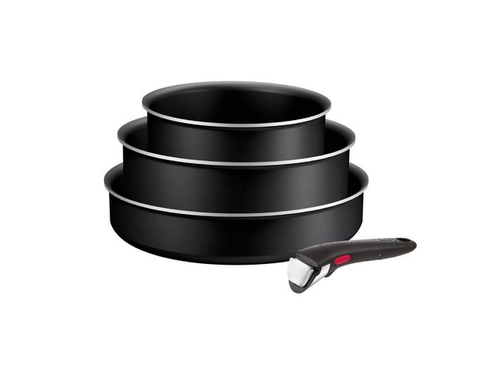 Tefal set 2 casseroles + 1 poêle + 1 poignée