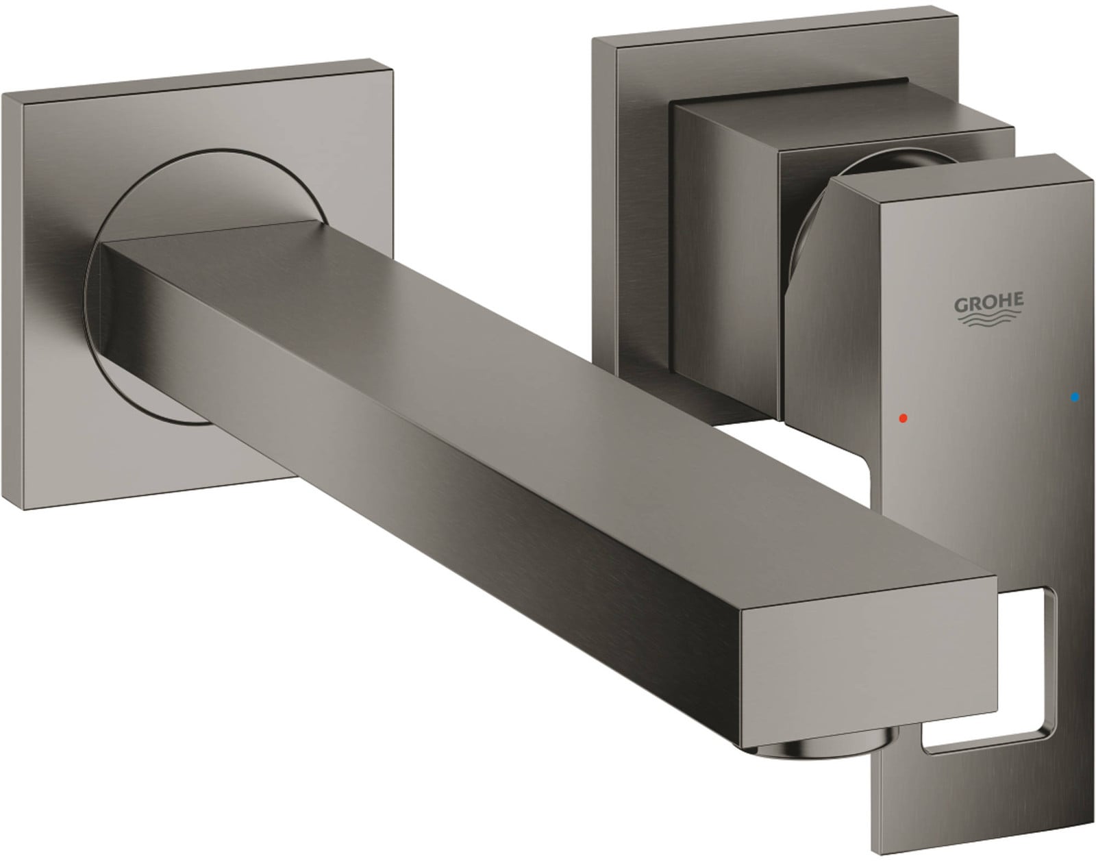 Grohe Eurocube waterbesparende kraan in grafietkleur