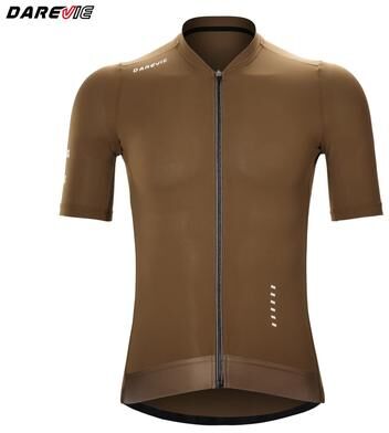 Inspired Finds DAREVIE Men's Cycling Jersey Breathable Quick Dry Bike Shirt With Cool Technology For Men & Women copra Brown xs