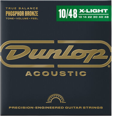 Dunlop Ph/Bronze Acoustic Set 10-48