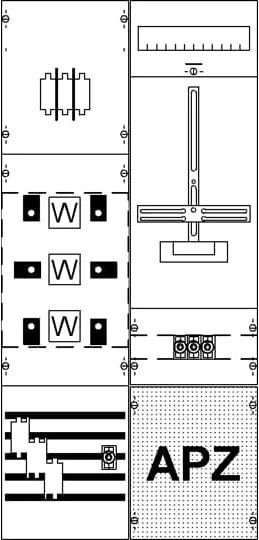 Striebel Mess-u.Wandlerfeld KA4284 kpl.H3/B2 2CPX035092R9999