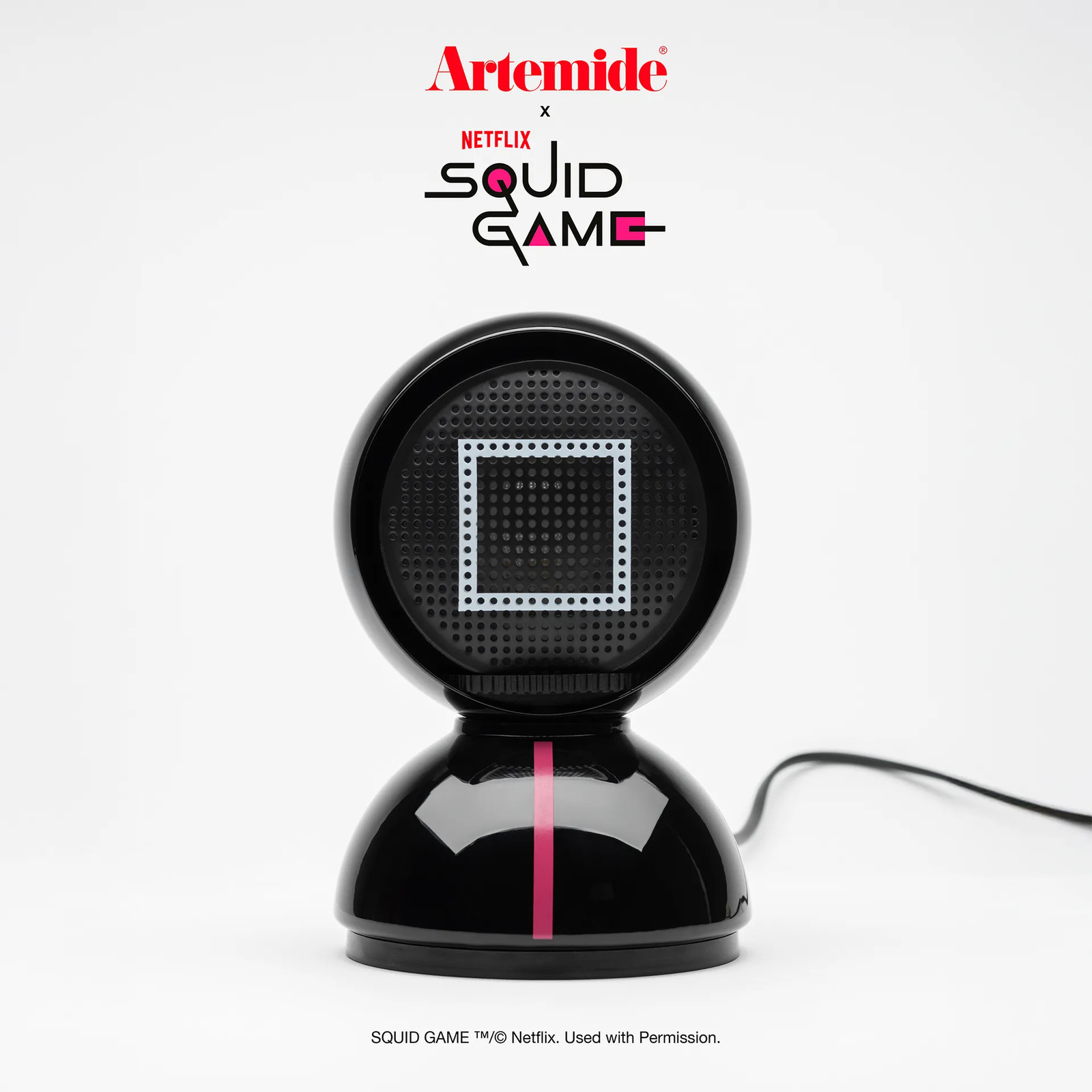 Artemide Eclisse x Squid Game Special Edition Guard tafellamp - zwart