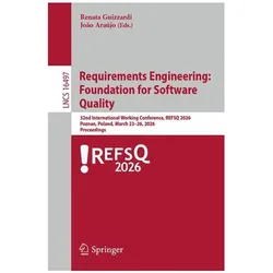 Requirements Engineering: Foundation for Software Quality, Fachbücher von João Araújo, Renata Guizzardi