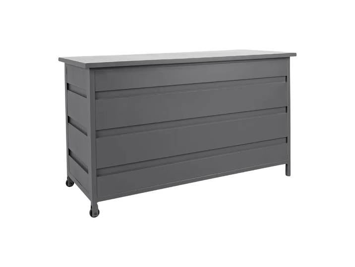 Kissenbox Cassis, Johann Jakob, grau, Metall