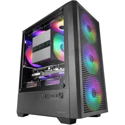 Mars Gaming Mcquantum (ATX, mATX, Mini-ITX), PC Gehäuse, Schwarz
