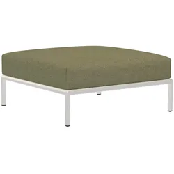 LEVEL2 Outdoor Ottoman Lounge-Modul 3 Blattgrün Weiß