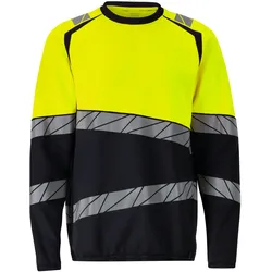 Warnschutz-Sweatshirt "Accelerate Safe" - XXL - marine/leuchtgelb