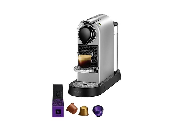 Nespresso CitiZ Kaffeemaschine von Krups Silber