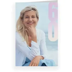 Einladungskarte 60. Geburtstag: 60 mit Fotos