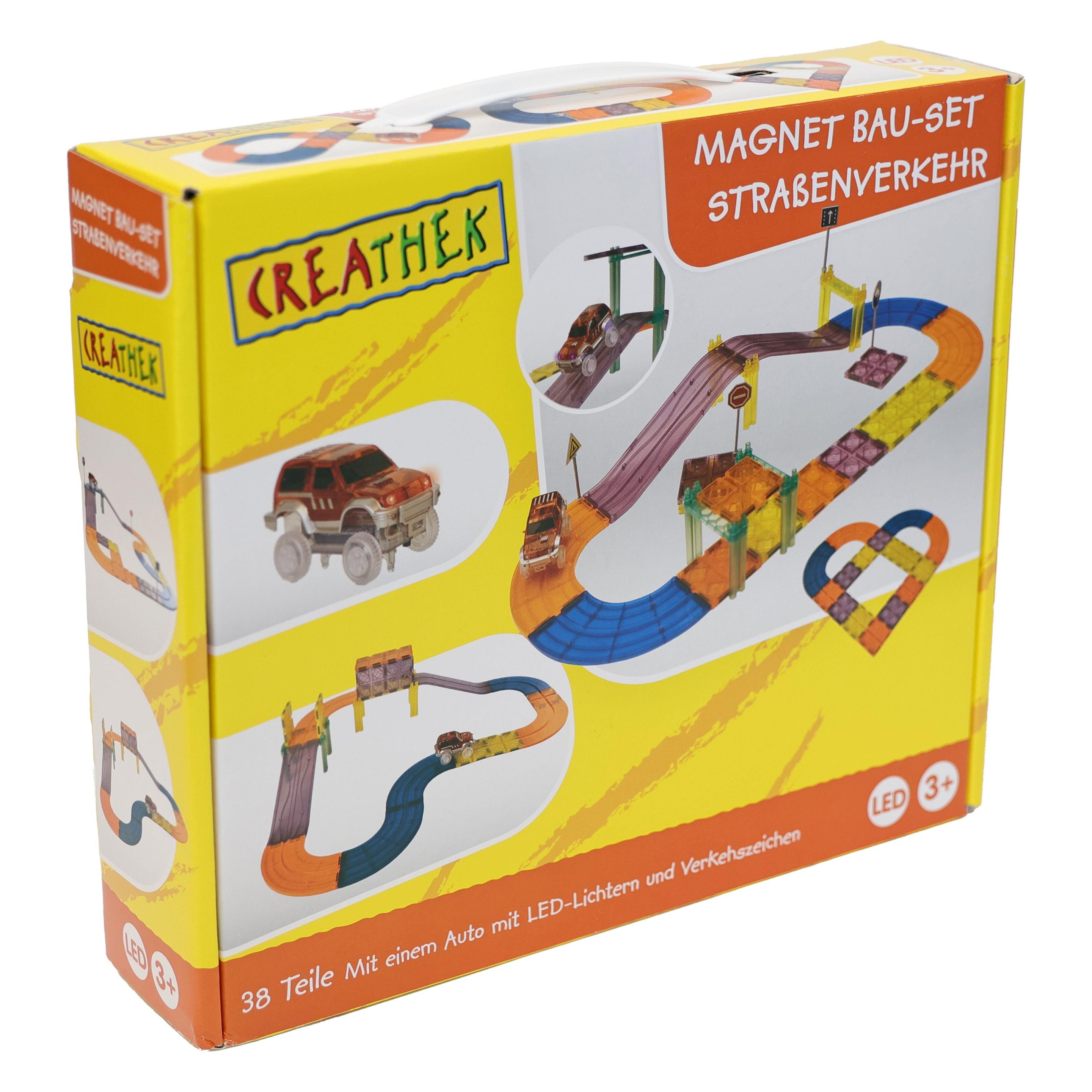 Creathek Magnetbausteine inklusive Auto, 38 Teile (0063023191)
