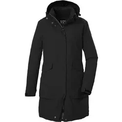 KILLTEC killtec Damen Mantel Funktionsparka, Größe 42 in Schwarz 0110