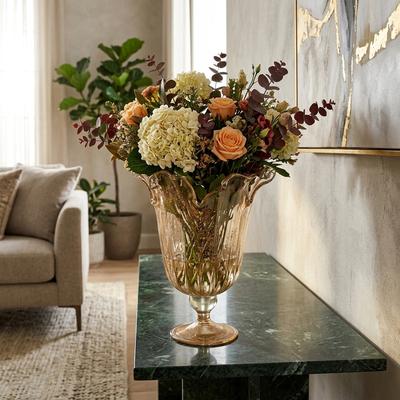 "Sagebrook Home 18"" Maggiore Italian Art Glass Vase"