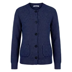Strickjacke Peter Hahn blau, 42