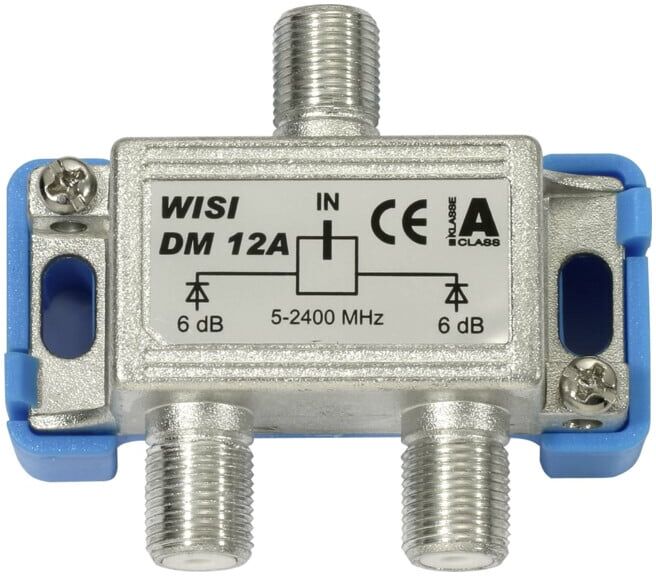 Wisi Répartiteur 2 voies 5-2400 MHz, 6 dB DM12A (1903030)