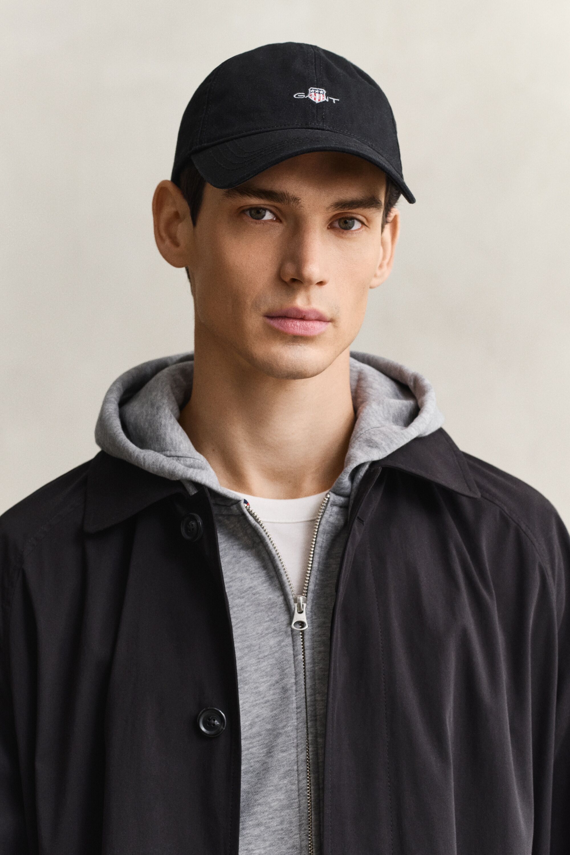 Gant "SHIELD COTTON TWILL" schwarz Einheitsgröße