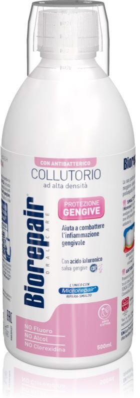 Biorepair Gum Protection Mouthwash Mundspülung zum Schutz von Zähnen und Zahnfleisch 500 ml