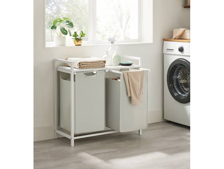 Panier linge Aragua Type A 73 x 71 x 33cm Blanc