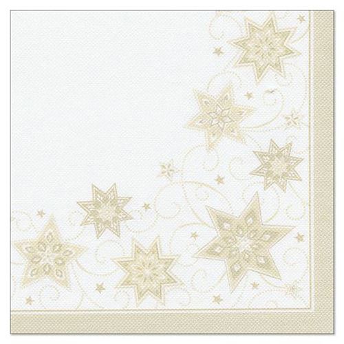 PAPSTAR Servietten Just Stars Just Stars, champagner 20 St.