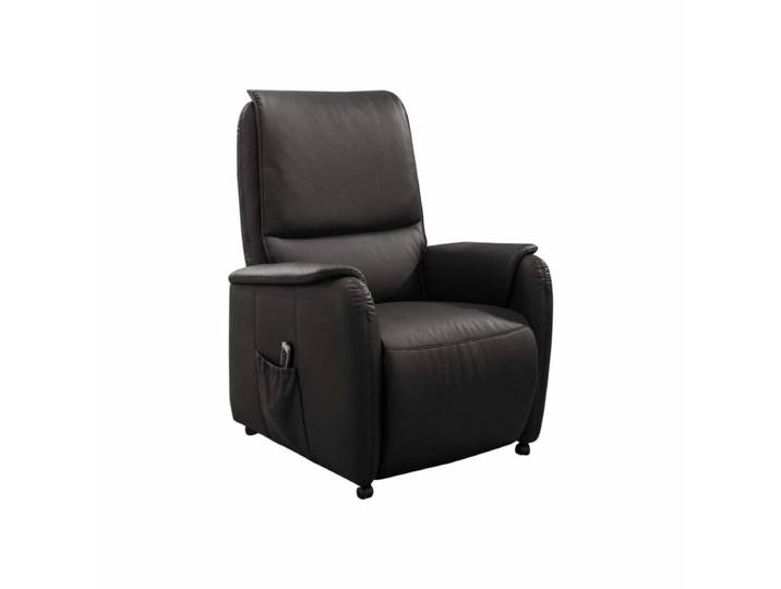 Europa Möbel Collection EM Witten Fernsehsessel Leder - Leder Punch mocca - Medium - Komfort-Funktionsset Aufstehhilfe, automatische Fußteilverstellung, automatische Relaxfunktion, automatische Rückenteilverstellung, automatische Sitzteilverstellung, manuelle Kopfteilverstellung Zeitlos