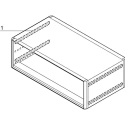 Schroff EMV-Dichtung Seitenwand - Abdeckblech - KONTAKTSTREIF.ADBL-SW 435T(4), Serverschrank Zubehör