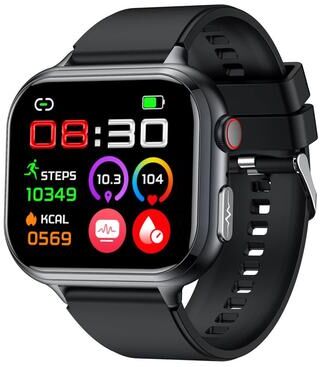 Uplift Treasures VALDUS VE31 Pro ECG Bluetooth Calling Smartwatch black