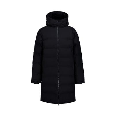 Langmantel LUHTA "Luhta Mantel Kaustinen", Herren, Gr. 52, schwarz, Stoff, 100% Polyester, normal, Mäntel