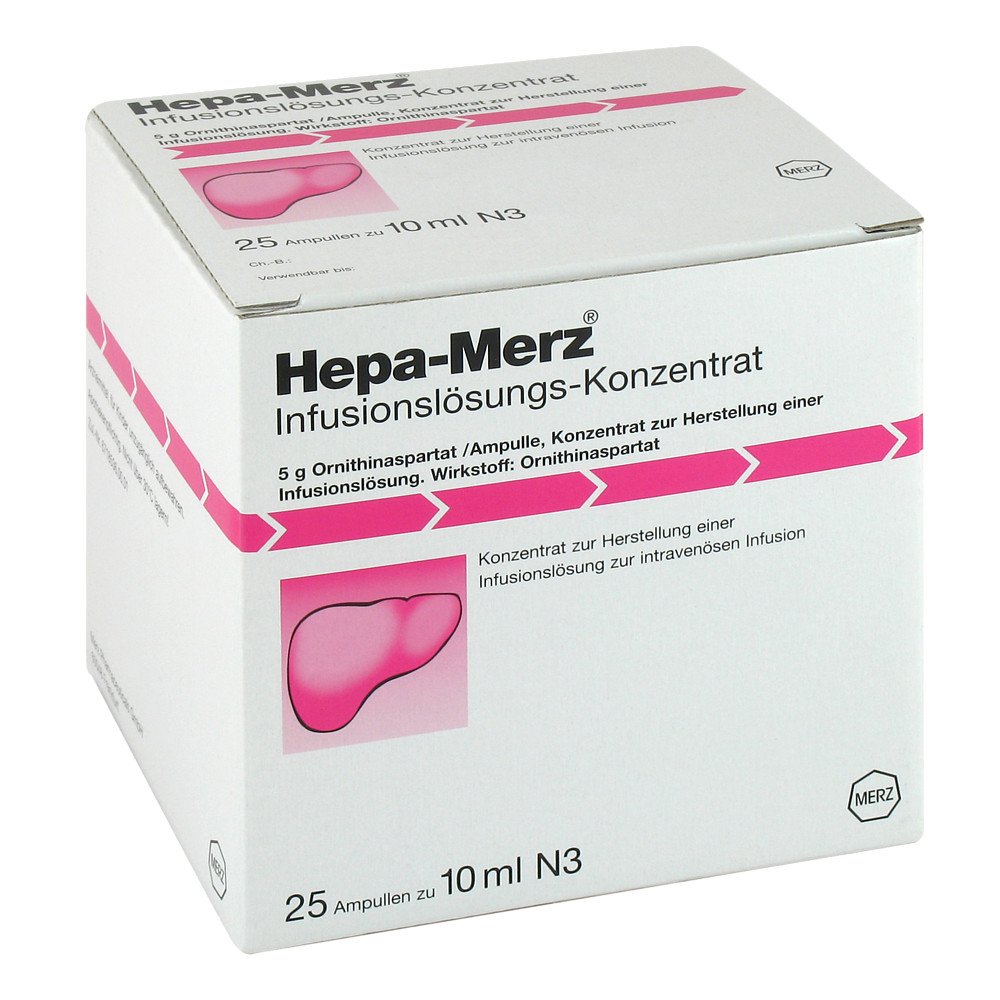 Merz Therapeutics GmbH Hepa Merz Infusionskonzentrat Ampullen 07342005