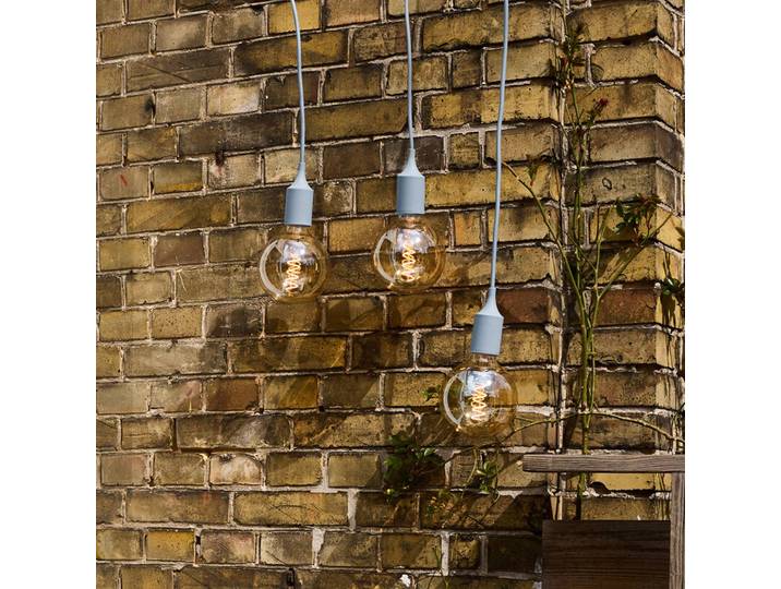 OSRAM Lichterkette ENDURA DECOR, blau, 7 m, 3-flammig, IP44 DECOR, blau, Kunststoff