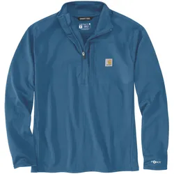 Carhartt Force Half-Zip, T-Shirt langarm - Blau - M