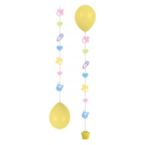 Amscan 3 Ballonhänger für 11' Ballons Baby 50,8 cm (3x) (9902239)