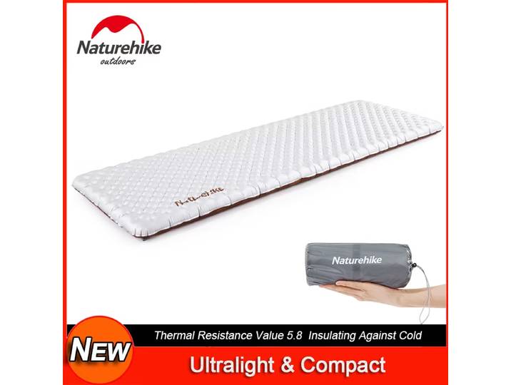 Naturehike Camping Mat 5.8 High R Value Ultralight Warm Inflatable Mattress Outdoor Portable Folding Sleeping Moisture-proof Mat