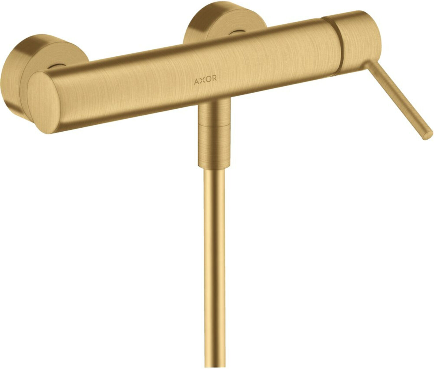 Hansgrohe Brause-Einhebelmischer Axor Starck AP, m Pin-Griff, 1 Verb, brush. gol opt (10611250)