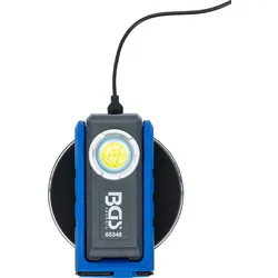 BGS COB-LED-Werkstattleuchte mit Magnet und Haken klappbar mit induktiver Ladefunktion - 85348