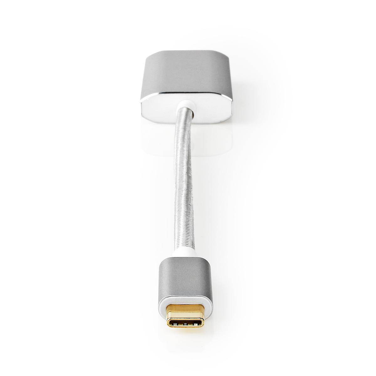 Nedis CCTB64480AL02 USB-C naar DisplayPort kabel, 0,2 m