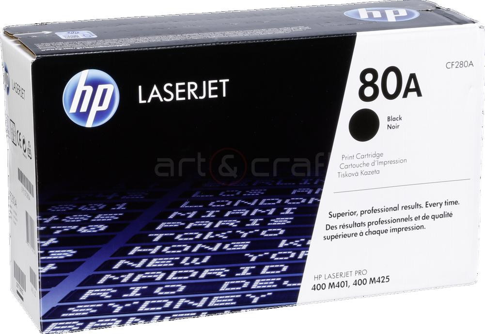 HP 80A tonercartridge zwart CF280A