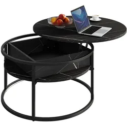 Vicco, Couchtisch + Beistelltisch, Marlo (77 x 77 x 52 cm)