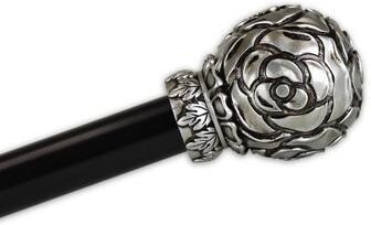 "InStyleDesign 1"" Two Tone Royalty Collection Curtain Rod"