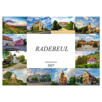 Radebeul Imressionen (Wandkalender 2027 DIN A2 quer), CALVENDO Monatskalender