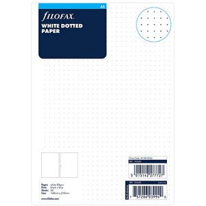 Filofax Ersatzeinlagen 132620, Dotted Journal, A5, für Terminplaner, mit 6-fach Lochung, 30 Blatt