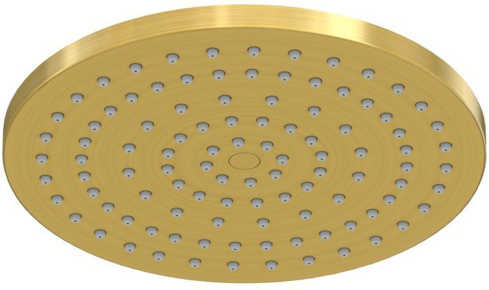 Steinberg Serie 340 Regenbrause 3401686BG 220x12mm, Easy-clean System, Deckenanschluss, Brushed Gold