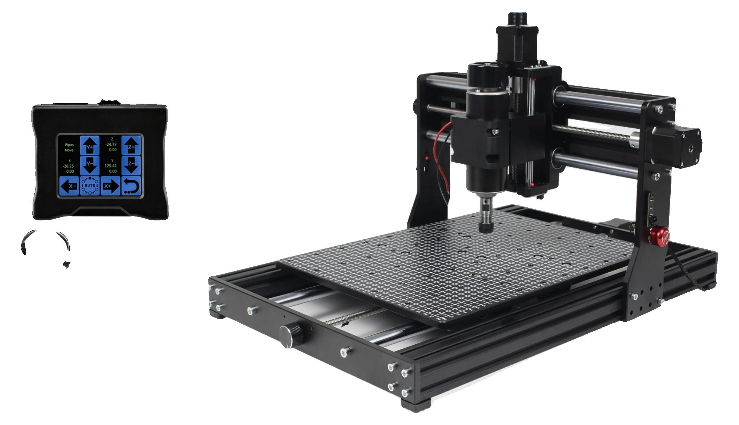 CNC-Fräse, 500W 4030 Pro DIY Gravurfähigkeiten, 3 Achsen, Offline-Controller, FÜGE Berührung hinzu
