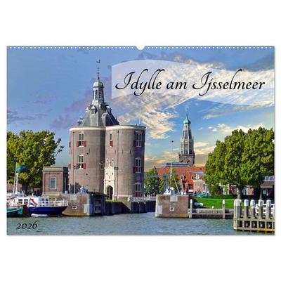 Idylle am Ijsselmeer (Wandkalender 2026 DIN A2 quer), CALVENDO Monatskalender
